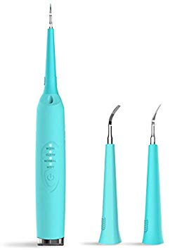 Dental Cleaning Tools of Calculus &Teeth Stains, 2nd Generation Household Electric Dental Plaque Scraper Remover for Tooth Tartar, Smoke Stains and Tea Stains Tools USB Recharge,3 Speed