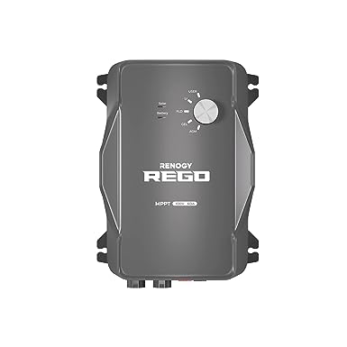 Renogy REGO 60A 12V MPPT Plug & Play Solar Charge Controller Built-in Bluetooth and Battery Protect Unit, Compact Slight Design with 5FT Anderson Cable fit for AGM, FLD, Gel, and Lithium Batteries