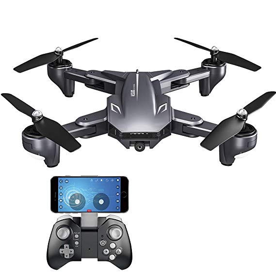 Goolsky Drone with Camera 4K Foldable Auto Return Follow Mode Altitude Hold Gesture Photography Optical Flow Quadcopter XS816