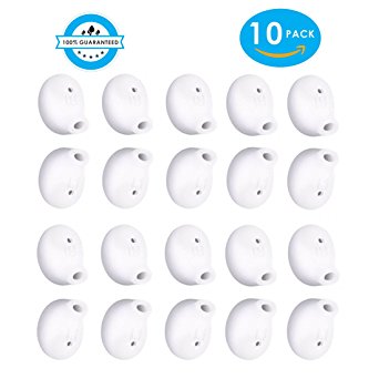 20 Pieces Silicone Earbuds Tips Covers Replacement Ear Gels Buds for Samsung Galaxy Note 5/Note 7/S7/S6/S6 Edge Earbuds,White color