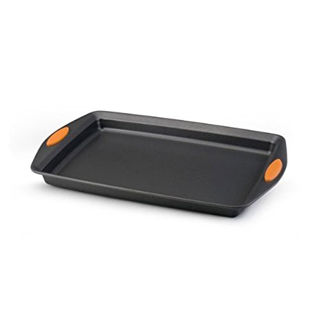 Rachael Ray Oven Lovin' Non-Stick 11" x 17" Crispy Cookie Baking Sheet, Orange