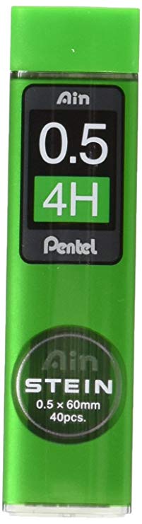 Pentel Mechanical Pencil Lead, Ain Stein, 0.5mm, 4H (C275-4H)