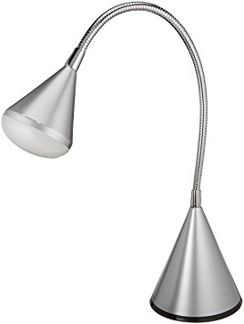 OttLite 286SV9 LED Cone Desk Lamp, Silver FinishSILVER