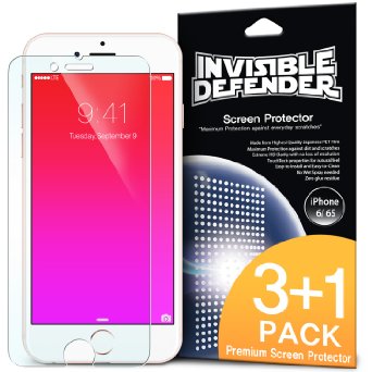 iPhone 6  6S Screen Protector - Invisible Defender 31 FreeMAX HD CLARITY iPhone 6  6S Screen Protector Lifetime Warranty Perfect Touch Precision High Definition HD Clarity Film 4-Pack for Apple iPhone 6  6S
