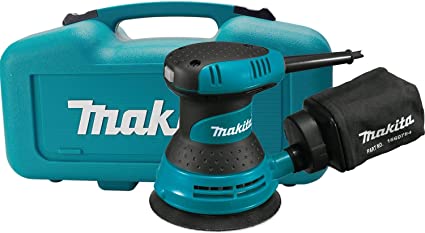 Makita BO5030K 5" Random Orbit Sander, 3 AMP, 12,000 OPM, Case, Teal