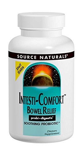 Source Naturals Intesti-Comfort Bowel Relief, Probi-Digestis Dairy-Free Soothing Probiotic, 30 Capsules