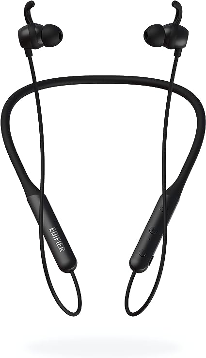 Edifier W280NB Bluetooth Wireless Neckband Headphone w/Active Noise Cancelling, Magnetic Earbuds, Crystal-Clear Calls, USB-C Fast Charging, Lightweight Built for Gym, Workout, Running