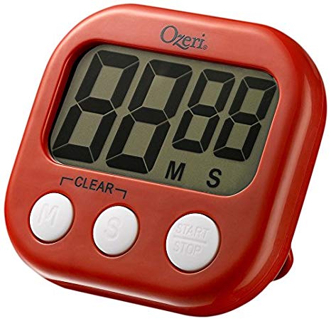 The Ozeri Kitchen and Event Timer, Red