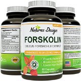 Pure Forskolin Extract Highest Pharmaceutical Grade 9733 Recommended Dosages 9733 250mg at 20 Percent Standardization - Best Formula for Weight Loss 9733 Premium Potency and Quality for Women and Men 9733 Fully Guaranteed By Natures Design
