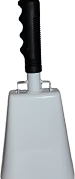 Toys  Large 11'" Cowbell with Handle White