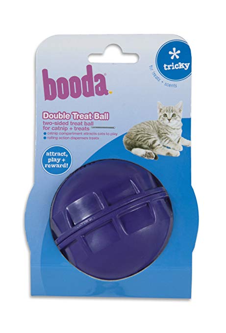 Petmate Double Treat Ball, Purple