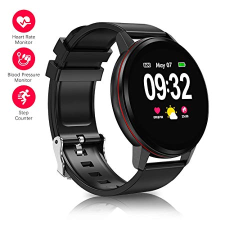 ANSGEC Fitness Tracker, Activity Tracker Watch with Heart Rate Monitor, Color Screen Smart Bracelet with Sleep Monitor,IP67 Waterproof Smart Bracelet for Android and iOS