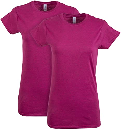 Gildan Women's Softstyle Cotton T-Shirt, Style G64000l, 2-Pack