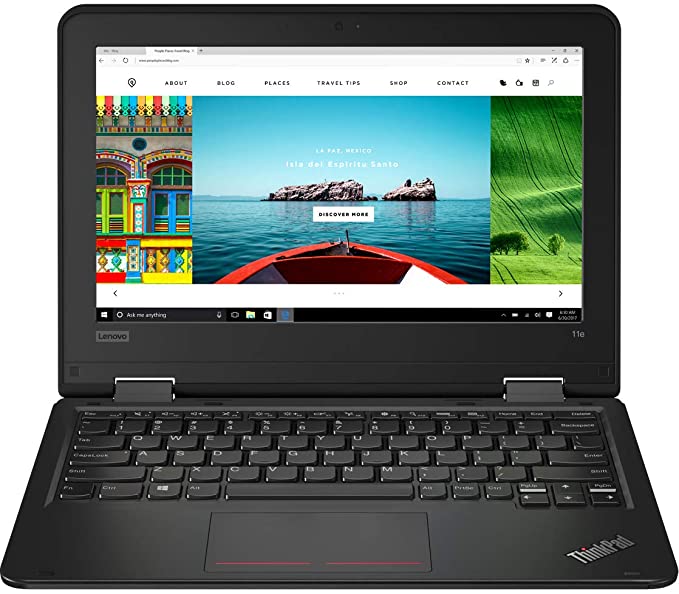 Lenovo ThinkPad 11E (4th Gen) 11.6-Inch Laptop (8GB RAM, 256GB SSD, Intel Celeron 2.20GHz, Windows 10 Pro)