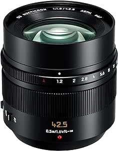 Panasonic H-NS043E Leica DG NOCTICRON 42.5mm F1.2 ASPH. Lens - International Version (No Warranty)