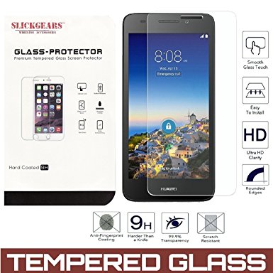 Huawei Sensa 4G LTE [Straight Talk] H710VL H715BL / Honor 5X Tempered Glass UltraClear 9H Impact Abrasion Resistance LCD Screen Protector