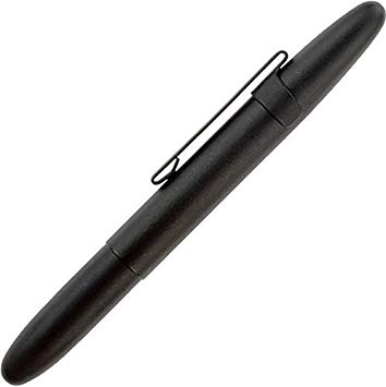 Space Pen Bullet Space Pen with Clip - Matte Black, Gift Boxed (400BCL)