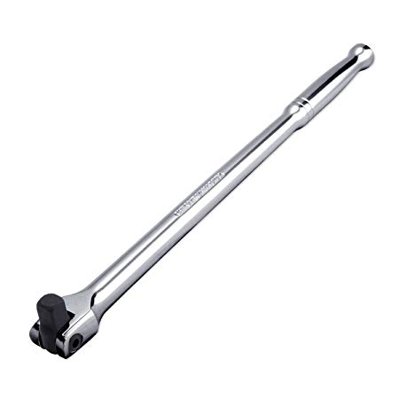 Neiko 00339A 3/8" Drive Premium Breaker Bar, 12” Length | Cr-V Steel | 180 Flex Head