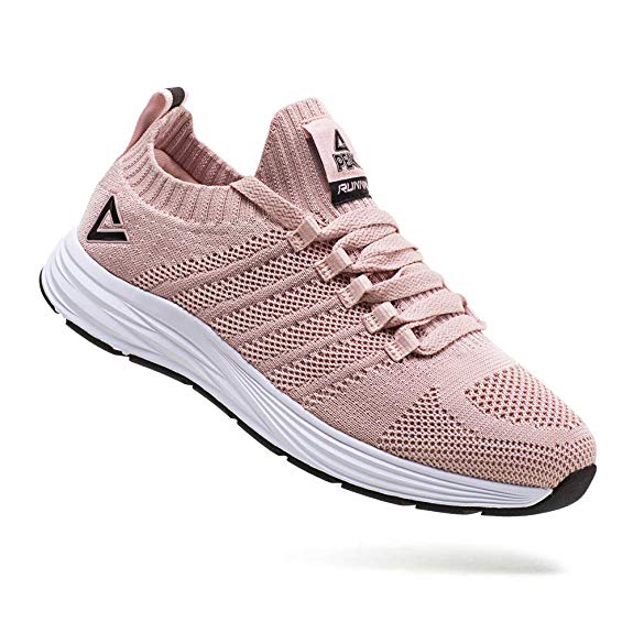 PEAK Womens Lightweight Walking Shoes - Comfortable Slip-on Sneakers for Running, Tennis, Gym, Casual Workout