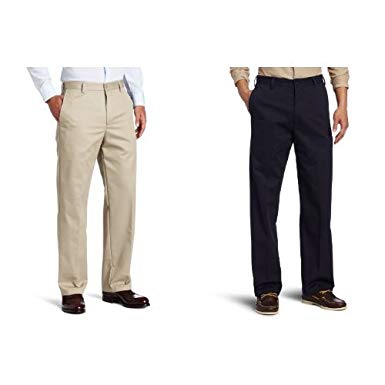 IZOD Men's American Chino Flat Front Straight-Fit Pant