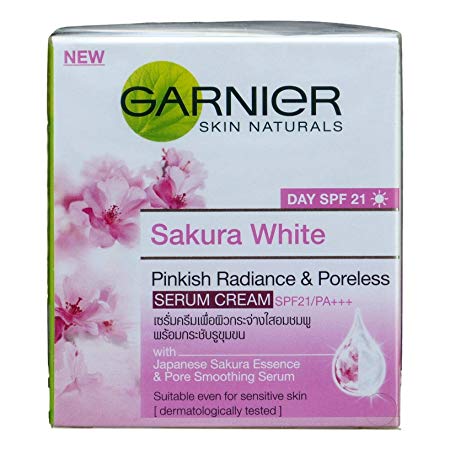 Garnier Sakura White Day Cream Moisturizer SENSITIVE SPF21 50ml