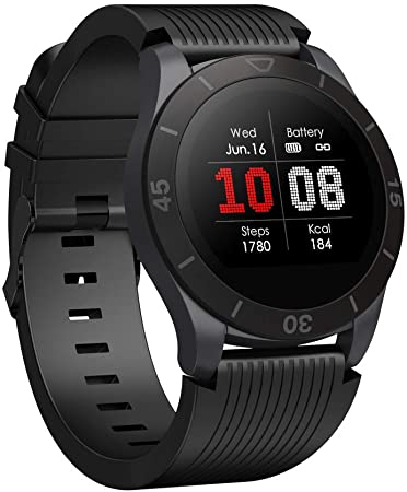 Smart Watch Fitness Tracker Sport Fitness Watch with 1.22inch TouchScreen Heart Rate Monitor Sleep Monitor Calorie Counter Waterproof IPX68 Call SMS Push Activity Tracker for Men Women