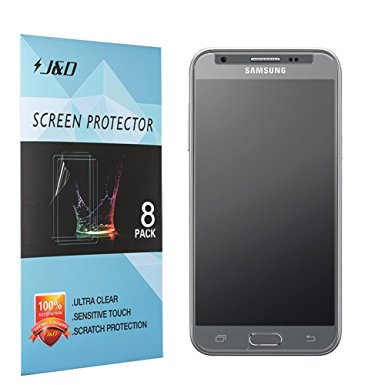 [8-Pack] Galaxy J3 Emerge Screen Protector, J&D [Anti-Glare] [Anti-Fingerprint] Premium Matte Film Shield Screen Protector for Samsung&nbsp;Galaxy&nbsp;J3&nbsp;Emerge/J3&nbsp;Prime/J3&nbsp;2017/J3&nbsp;Mission/J3&nbsp;Eclipse