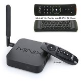 MINIX Neo U1 Android Lollipop 511 Smart TV Box XBMC Amlogic S905 Quad-core HDMI20 2GB16GB Dual-Band 2x2 MIMO WiFi Gigabit Ethernet Bluetooth 41 Free MINIX A2 Lite keyboard Air Mouse