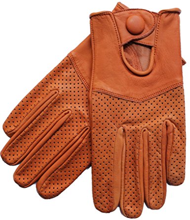 Riparo Motorsports Men's Leather Driving Gloves