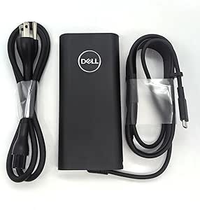 Dell Laptop Charger 130W USB C Type C AC Adapter,XPS 15 9500 9510 9520 XPS 17 9700 9710 9720 9730 AC Charger, Black, DA130PM170