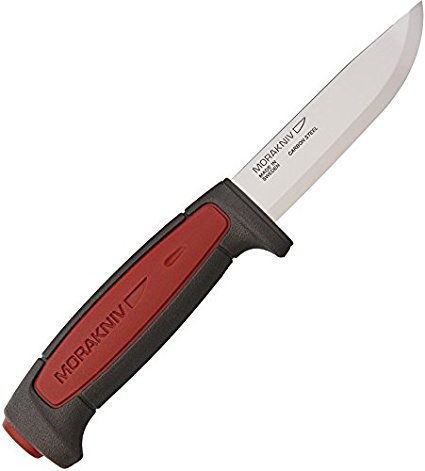 Mora  Craftline  Outdoor  Knife available in Black/Red -