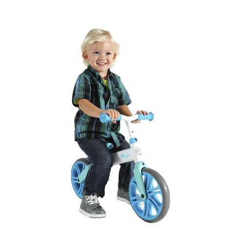 Y Velo Jr Double Wheel Balance Bike - Blue by Yvolution