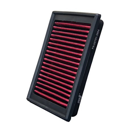 Upgr8 U8701-3004 Hd PRO OEM Replacement High Performance Dry Drop-in Panel Air Filter Red