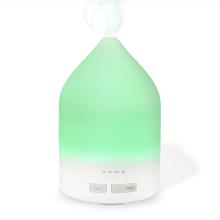 Ogima Aroma Diffuser Portable Ultrasonic Diffusers with 7 Color LED Lights Changing and Waterless Auto Shut-off Function for Home Office Bedroom Room, 150 mL with 1-year warranty