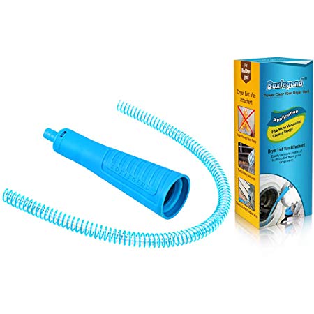 Dryer Vent Cleaner Kit Vacuum Hose Attachment Brush Lint Remover Power Washer and Dryer Vent Vacuum Hose