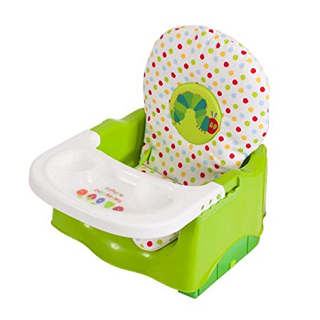 The World of Eric Carle Creative Baby Happy and Hungry Caterpillar Booster Seat, Green