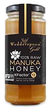 Wedderspoon Raw Premium Kfactor 16 Manuka Honey, 8.8 Ounce