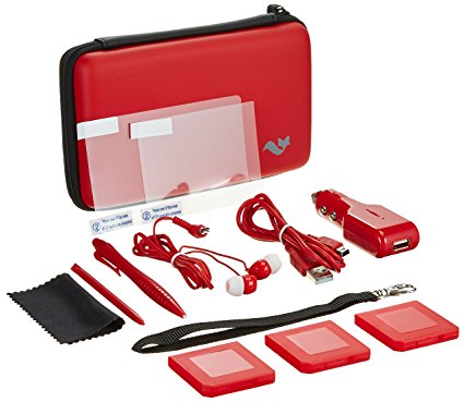 ButterFox 12-in-1 Accessory Case For New Nintendo 3DS XL Console, Red