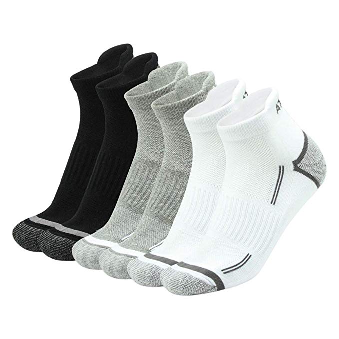 ATACAT No-Show Compression-Fit Running Socks for Men and Women