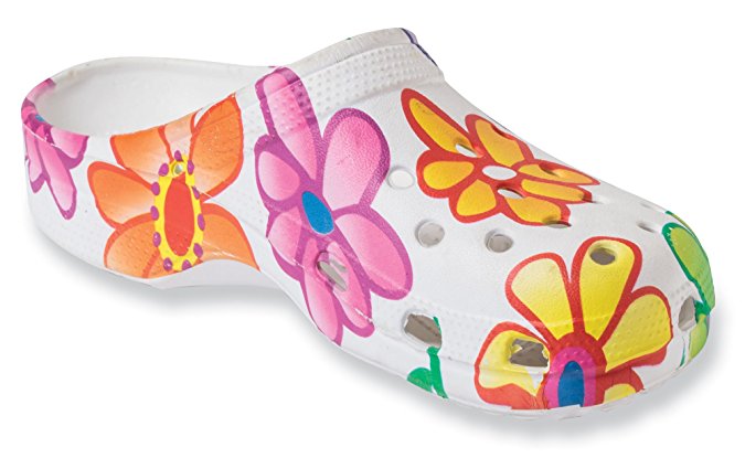 The Paragon Women's Clogs - Floral, Non Slip, Soft Shoes
