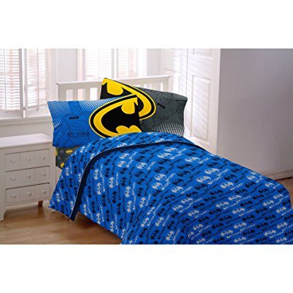 Batman Glowin Bat Symbol Twin Sheets