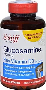 Schiff Glucosamine HCI, 2000 mg Per 2 Coated Tablets, 150 Coated Tablets