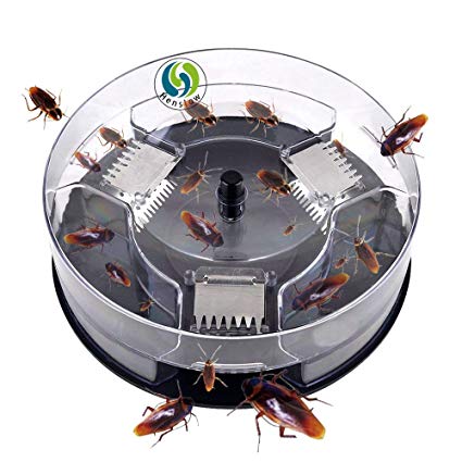 Henslow Patent Latest Invention Intelligent and Effective Cockroach Trap Capture All Kinds of Roaches Non-Toxic and Eco-Friendly.(Circular)