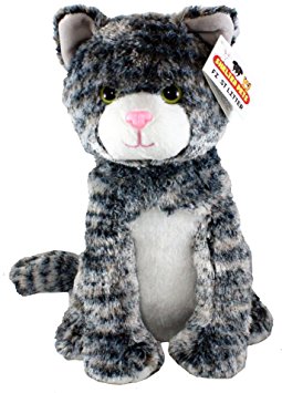 Shelter Pets Series One: Tig the Cat - 10" Gray Tabby Plush Toy Stuffed Animal - Based on Real-Life Adopted Pets - Benefiting the Animal Shelters They Were Adopted From
