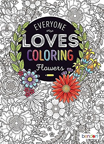 Bendon 48673 Flowers Advanced Coloring Book