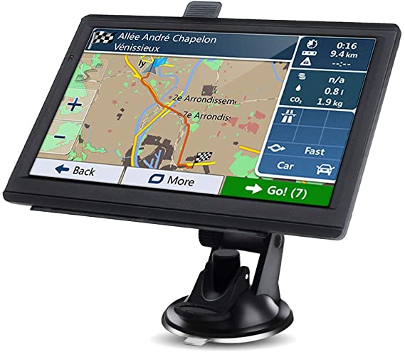 7 Inch HD Touch Screen GPS Navigation for Car, 8G Memory with Preinstalled North American Map