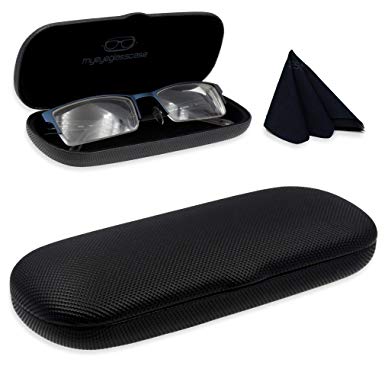 MyEyeglassCase Small Hard Eyeglass Case Kids Glasses case, Slim Eyeglass case