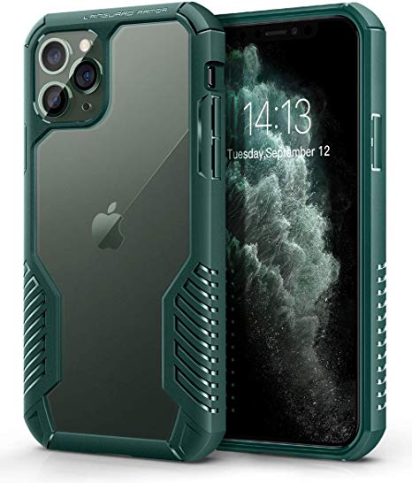 MOBOSI Vanguard Armor Designed for iPhone 11 Pro Case, Rugged Cell Phone Cases, Heavy Duty Military Grade Shockproof Drop Protection Cover for iPhone 11 Pro 5.8 Inch 2019, Midnight Green