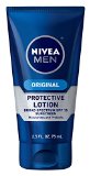 NIVEA MEN Original Protective Face Lotion SPF 15 25 oz Tube Pack of 4