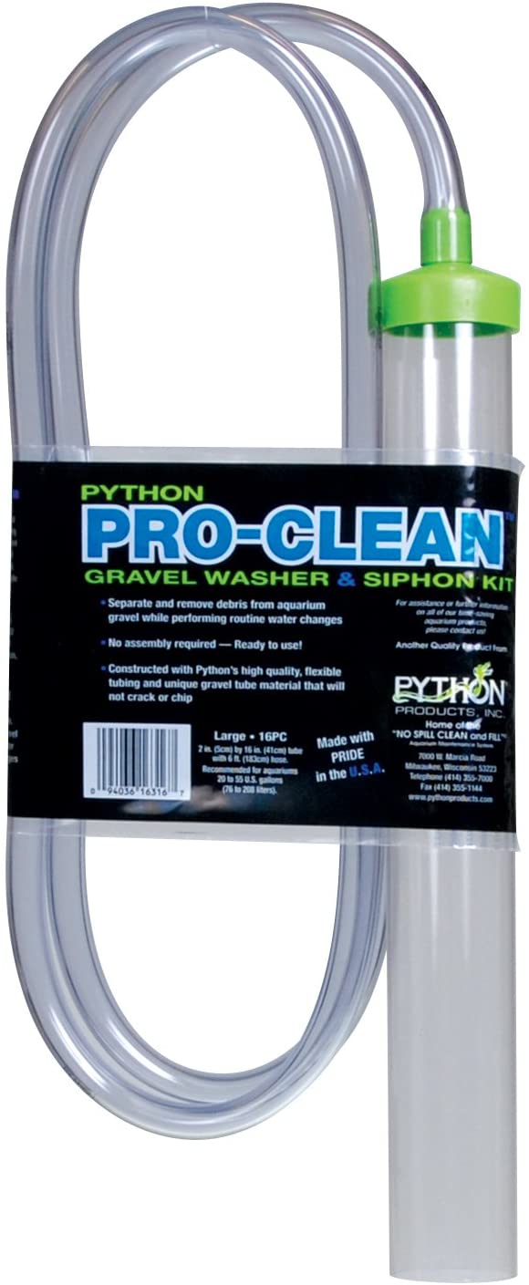 Python 16PC Large Pro-Clean Gravel Washer and Siphon Kit